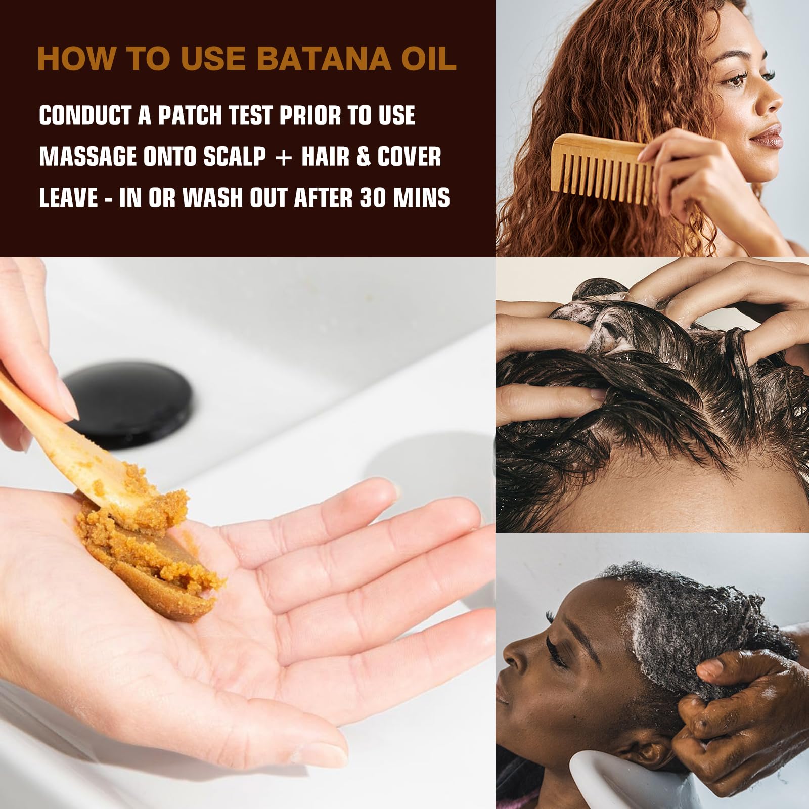 Yacemira Batana oil texture closeup shows non greasy formula