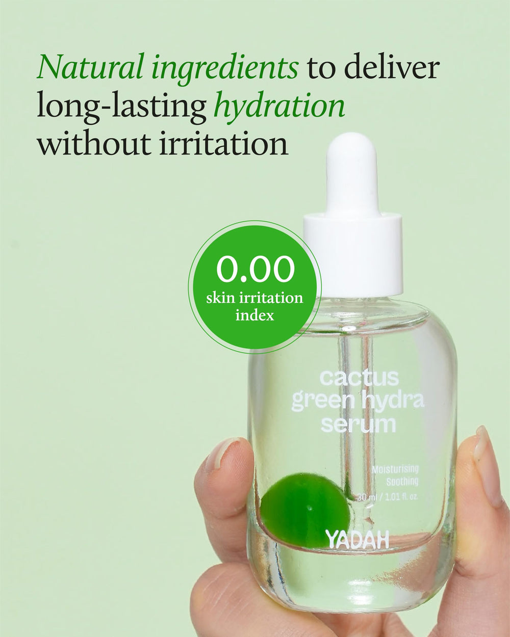 YADAH packaging and label emphasizing brand, product name, and claims