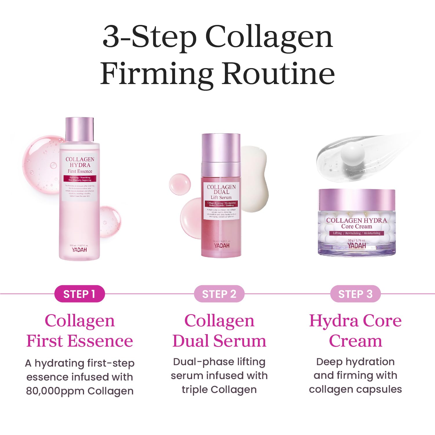 YADAH Collagen Hydra Essence as a first-step ritual to prep skin for serums