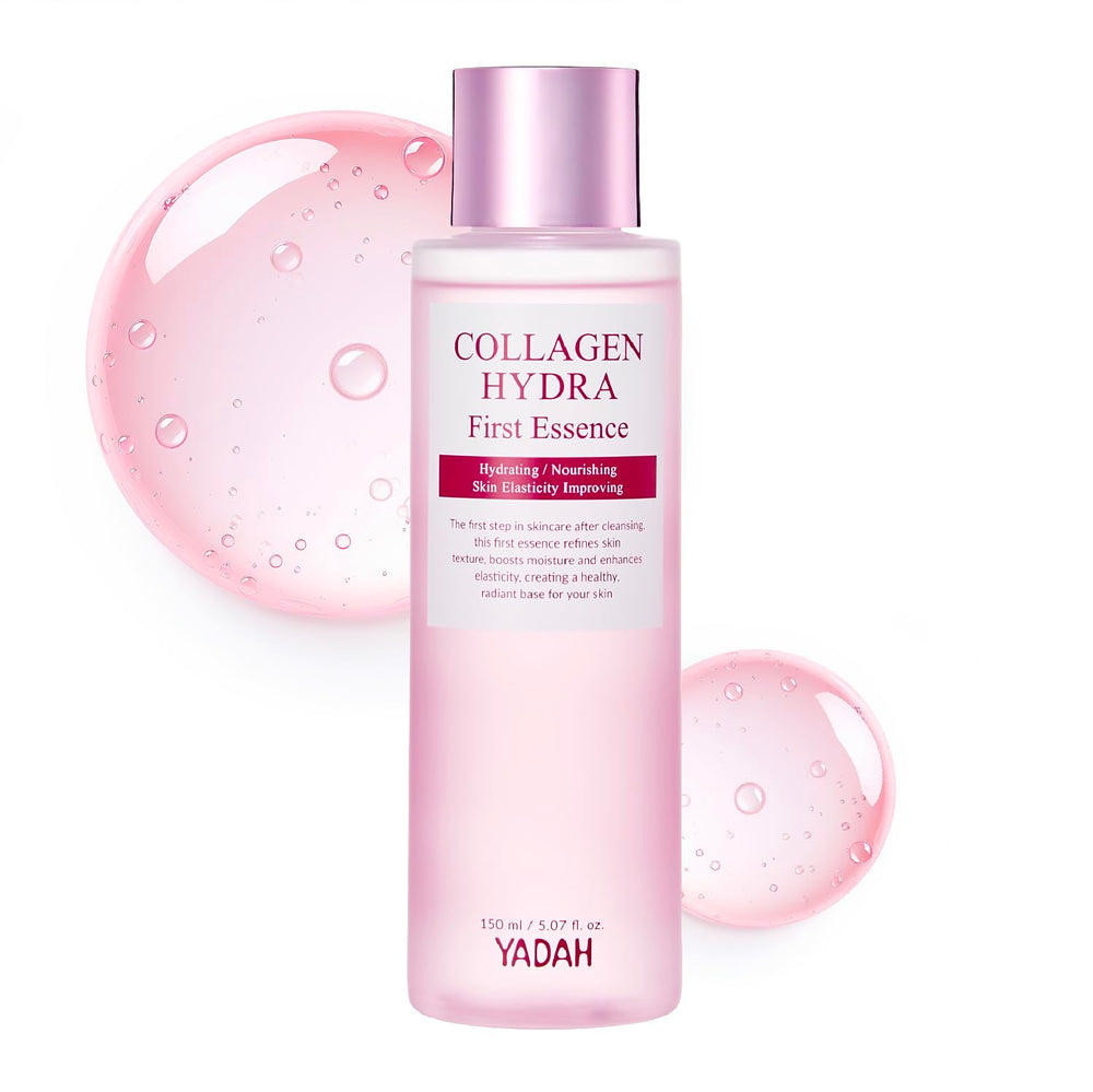 YADAH Collagen Hydra Essence bottle ready for deep hydration and skincare routine