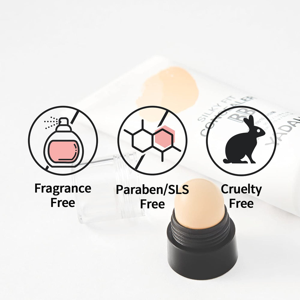 YADAH Silky Fit Concealer under-eye close-up brightening effect