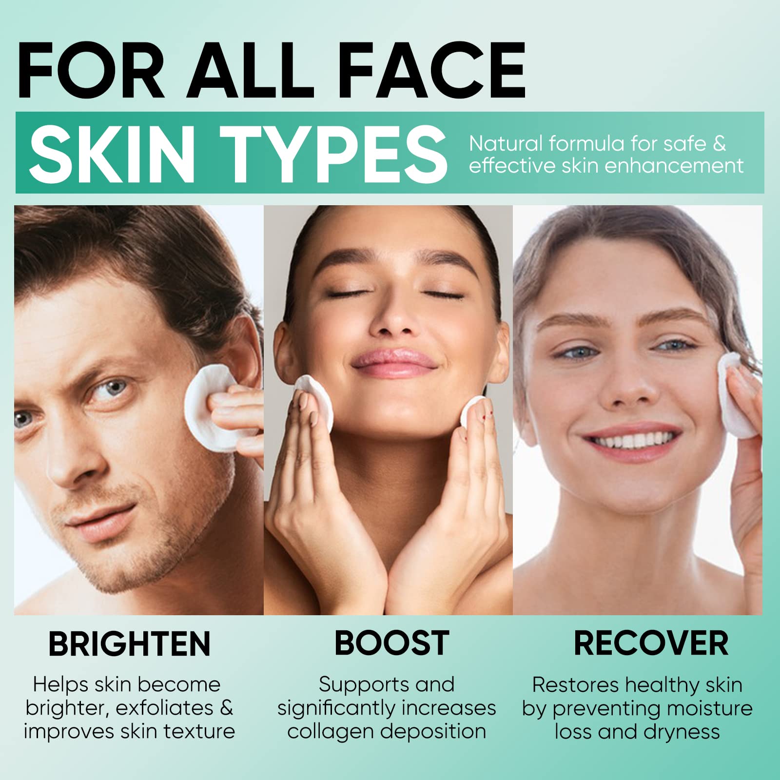 YAFUSIPE glycolic acid toner pad pack highlights convenient at-home facial resurfacing.