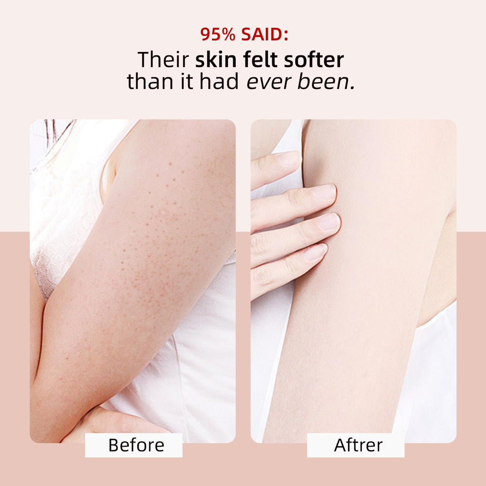 YAFUSIPE KP Bump Eraser texture closeup shows microgranules for gentle exfoliation.