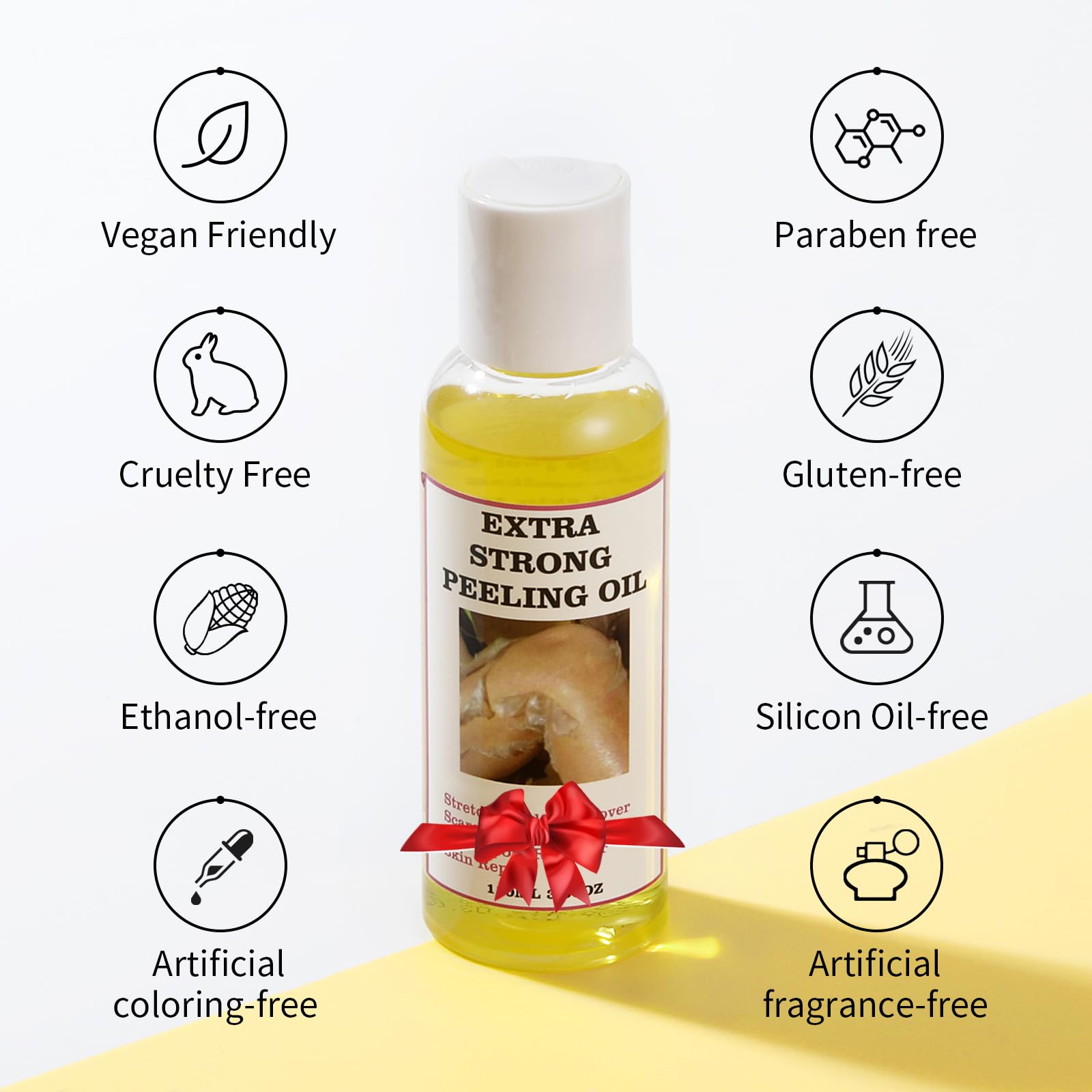 YAFUSIPE Yellow Peeling Oil for hands, feet, and knuckles exfoliation