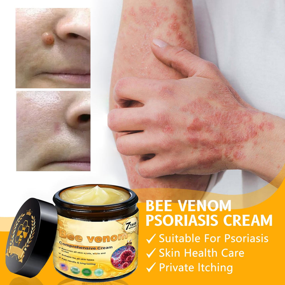 Close-up of applying YAGUAN Bee Venom Cream with quick absorption.