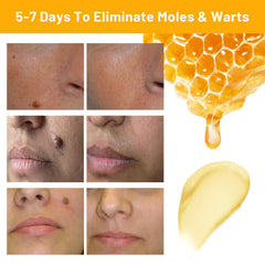 Swatch of YAGUAN Bee Venom Cream shows lightweight, non-irritating formula.