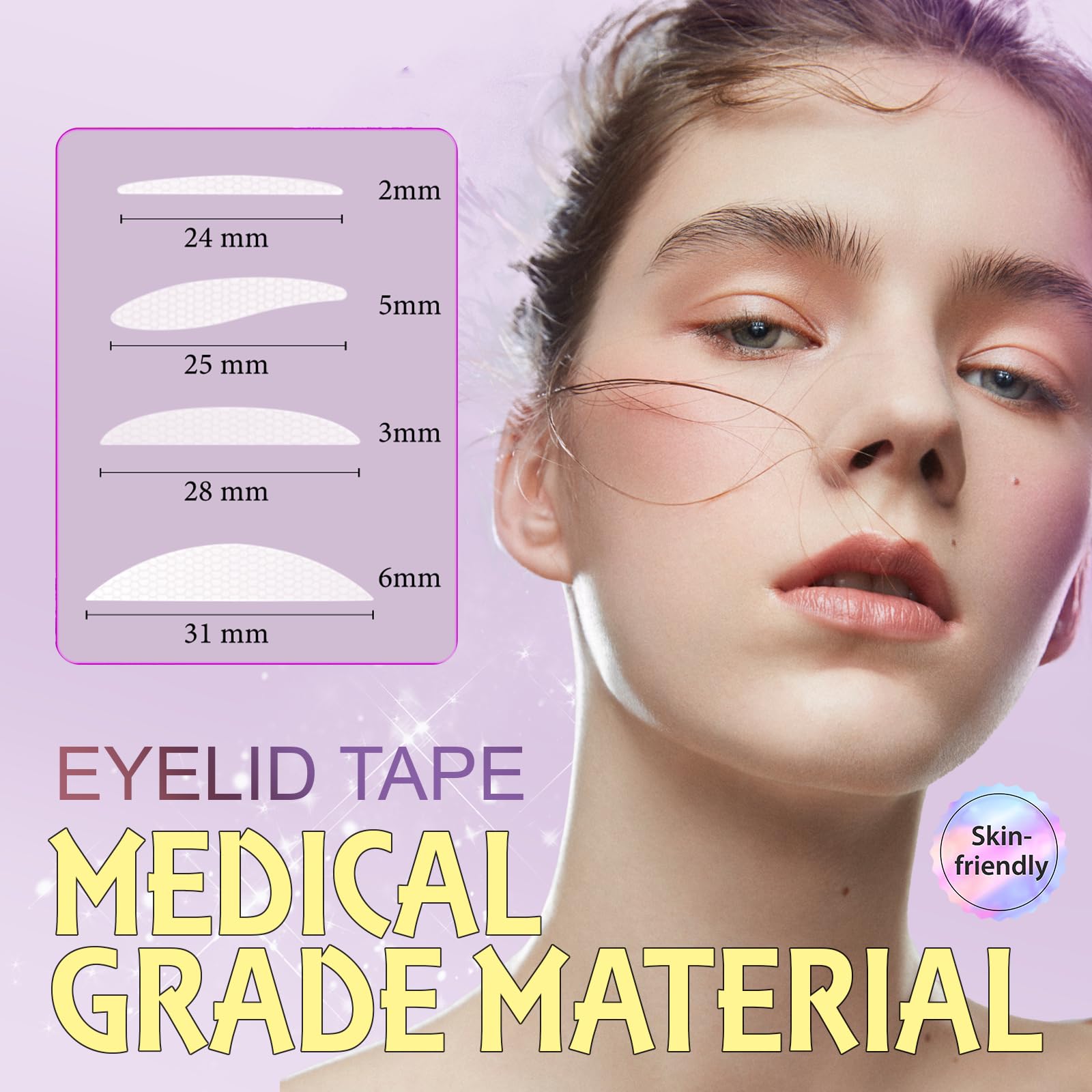 Close-up of breathable medical adhesive fiber in YAGUVI tape.