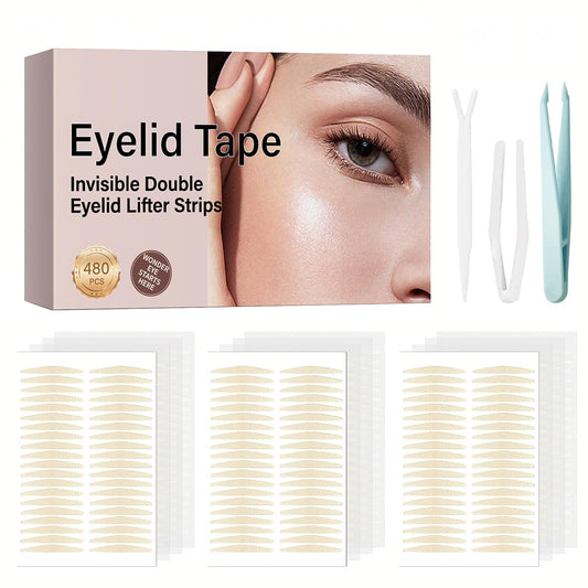 YAGUVI eyelid tape packaging demonstrates a discreet, all-day lift.
