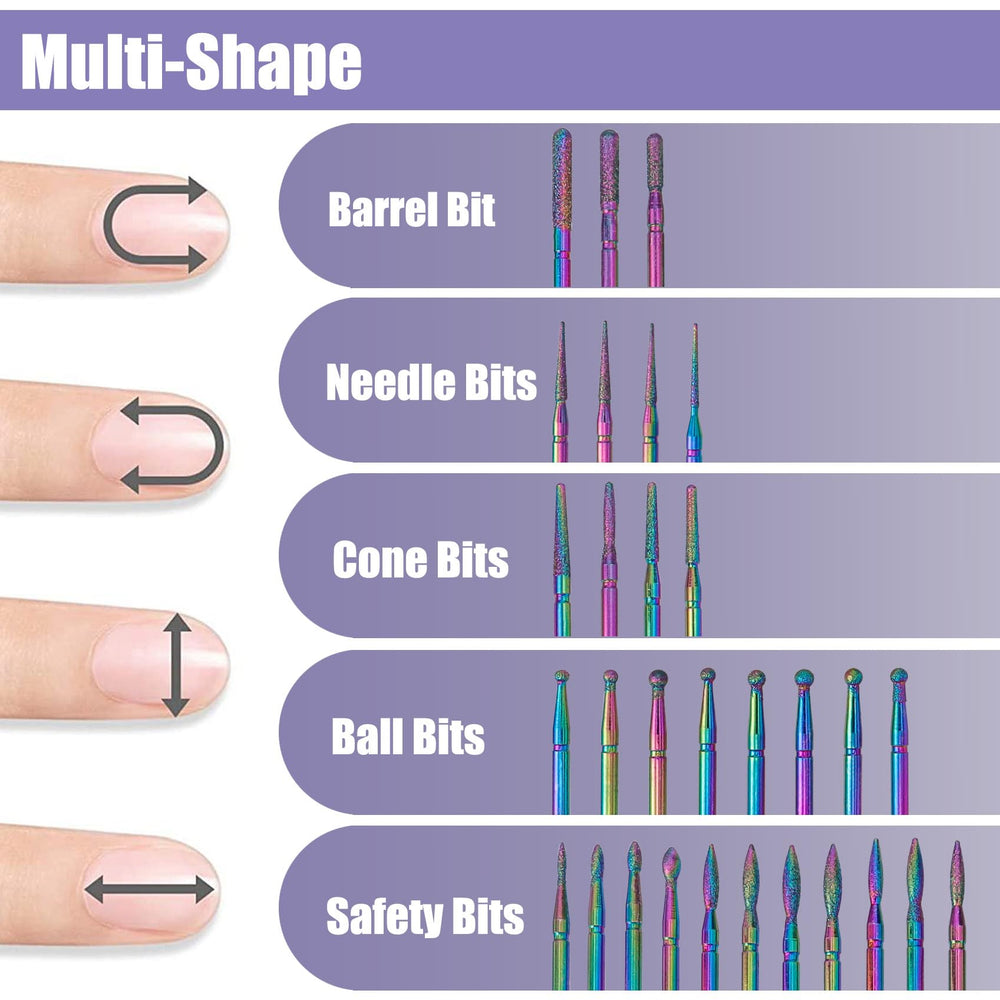YAKAMOZ diamond-coated bit for lasting gel polish removal