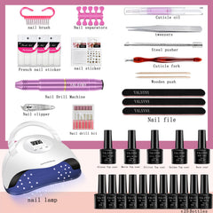 YALSYNY intelligent-sensing LED nail lamp with 3 timer settings.