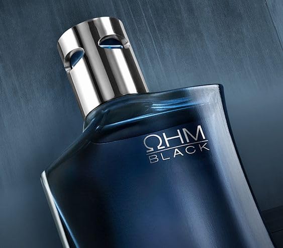 Yanbal OHM Black packaging showcases modern luxury and premium branding