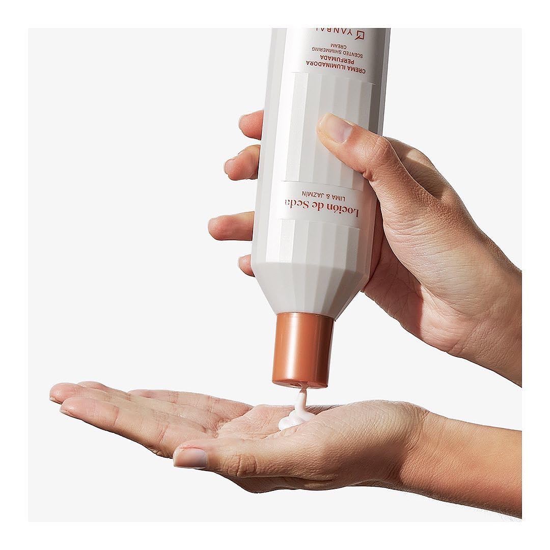 Yanbal Silk Lotion apply on arm for a quick, soft glow and pleasant fragrance.