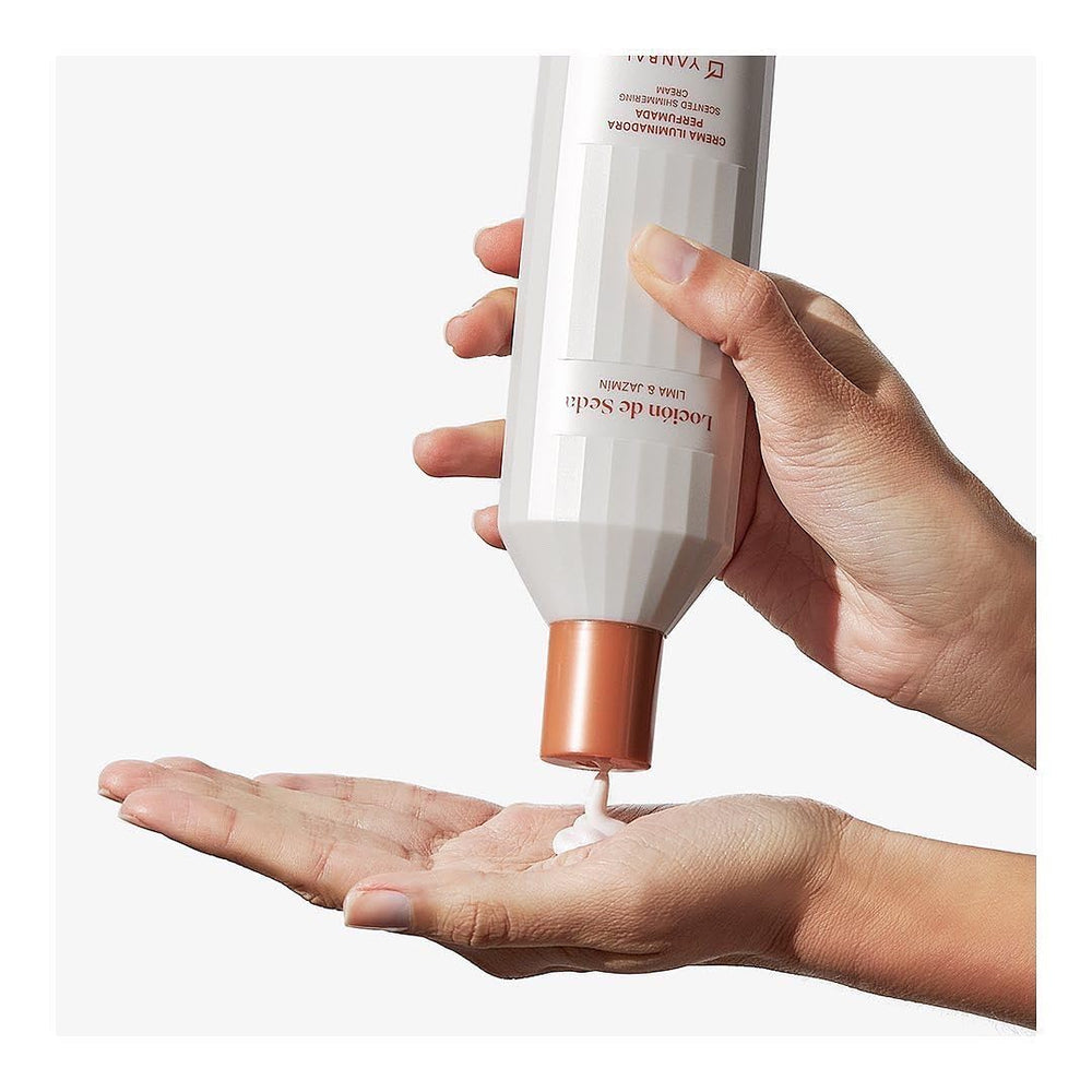 Yanbal Silk Lotion apply on arm for a quick, soft glow and pleasant fragrance.