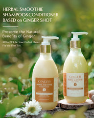 YANIBEST ginger shampoo after wash leaves hair soft and shiny