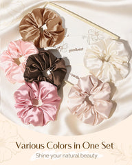 Yanibest satin scrunchies gift box set, great for sharing.