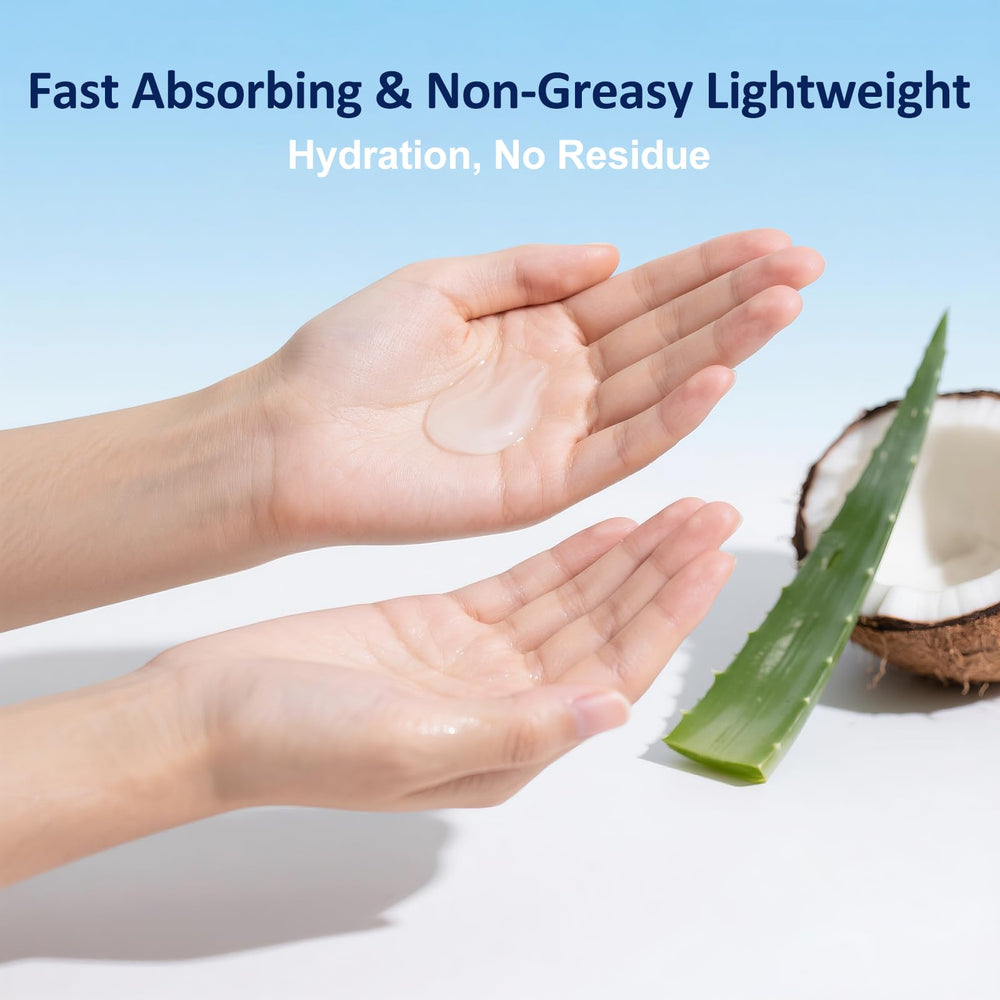 YANXIUYA Shea butter aloe coconut oil formula nourishes skin.