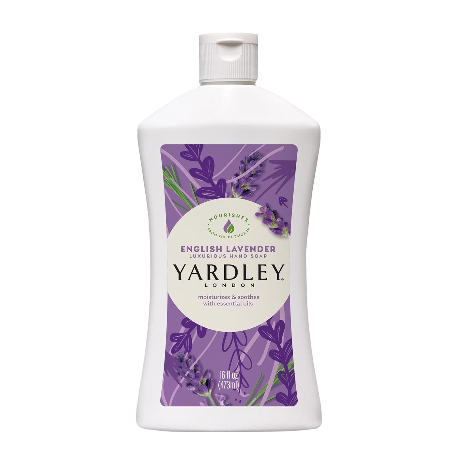 Yardley Lavender hand soap creamy lather close-up