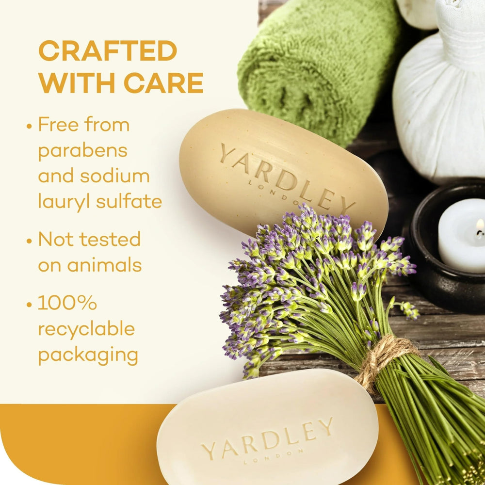 Yardley London almond crushed scent highlighting warm fragrance