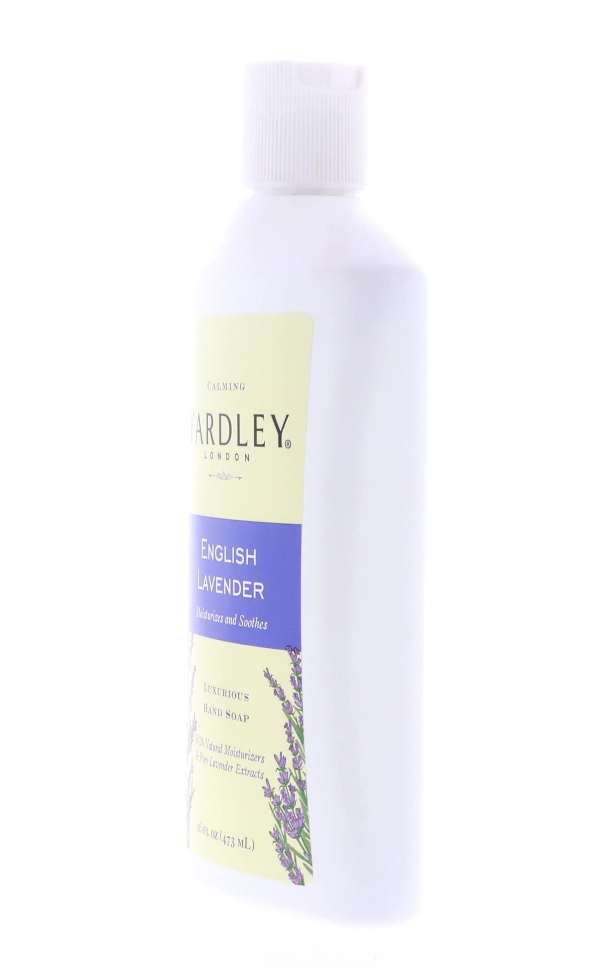 Yardley London English Lavender hand soap pump-top for quick, gentle lather