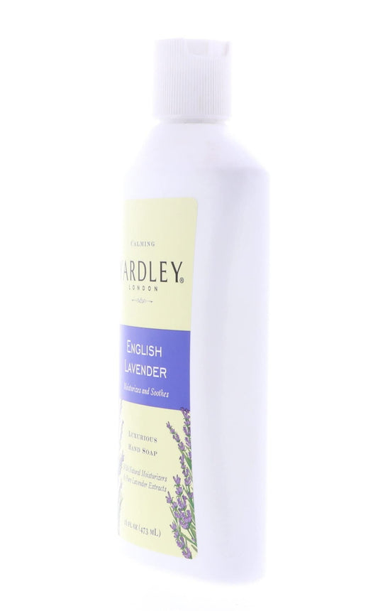 Yardley London English Lavender hand soap pump-top for quick, gentle lather