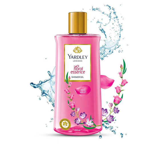 Yardley London Floral Essence Iris Violet bottle with lasting fragrance