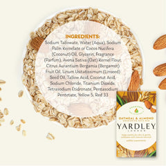 Yardley London soap lather application with rich cleansing experience