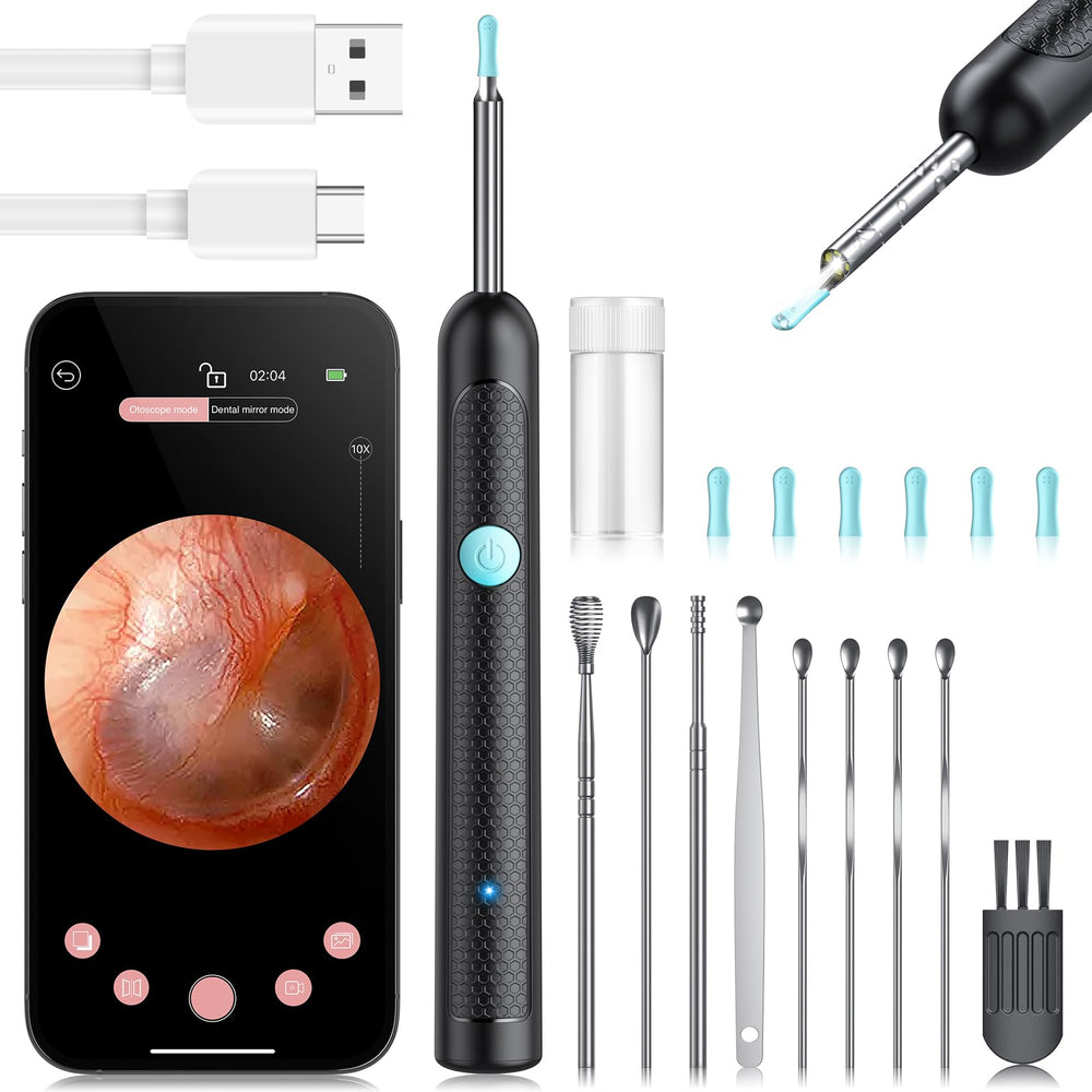 Yardstick Ear Wax Removal Kit ready for at-home inspection with 1296P camera.