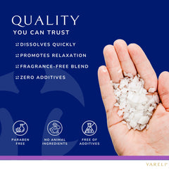 YARELI 5 lb bag of magnesium flakes highlighting high magnesium content.
