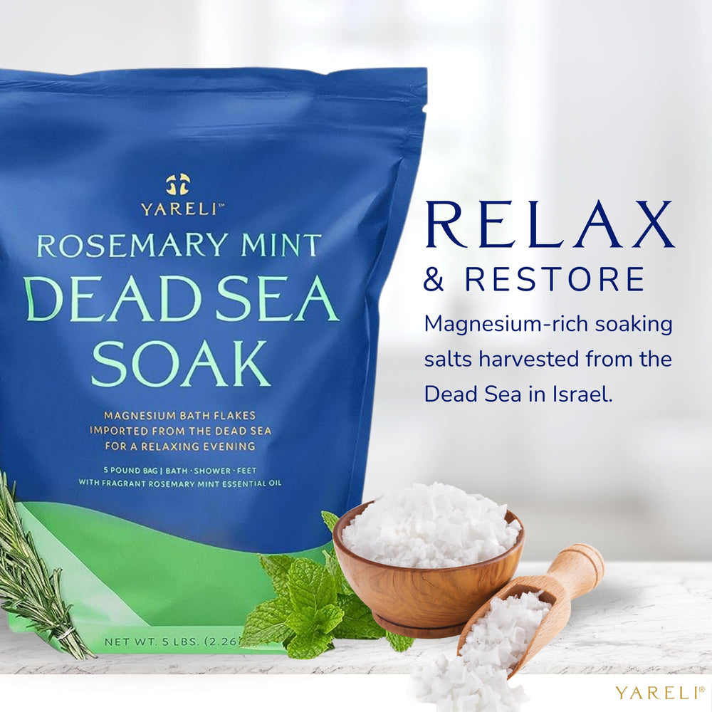 YARELI body soak supports relaxation and gentle muscle comfort.