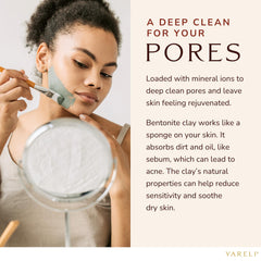 YARELI Two-pound bentonite clay bag offers economical, multi-use value.