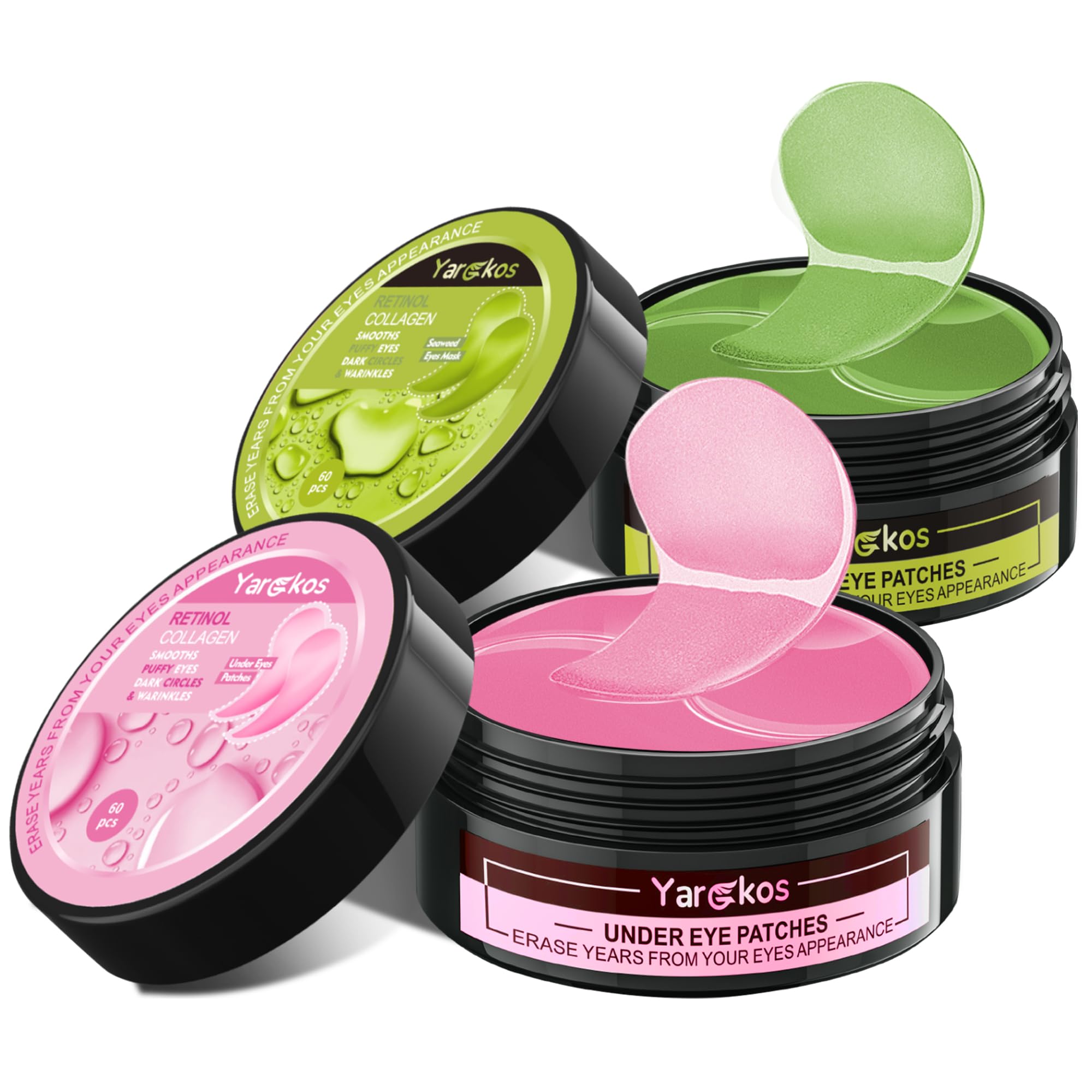 Yargkos green eye patch can provides refreshing hydration around the eyes.