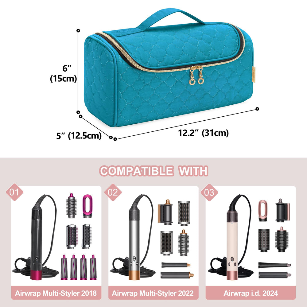 360-degree swivel hanging hook on Yarwo Airwrap travel case for wall or door display
