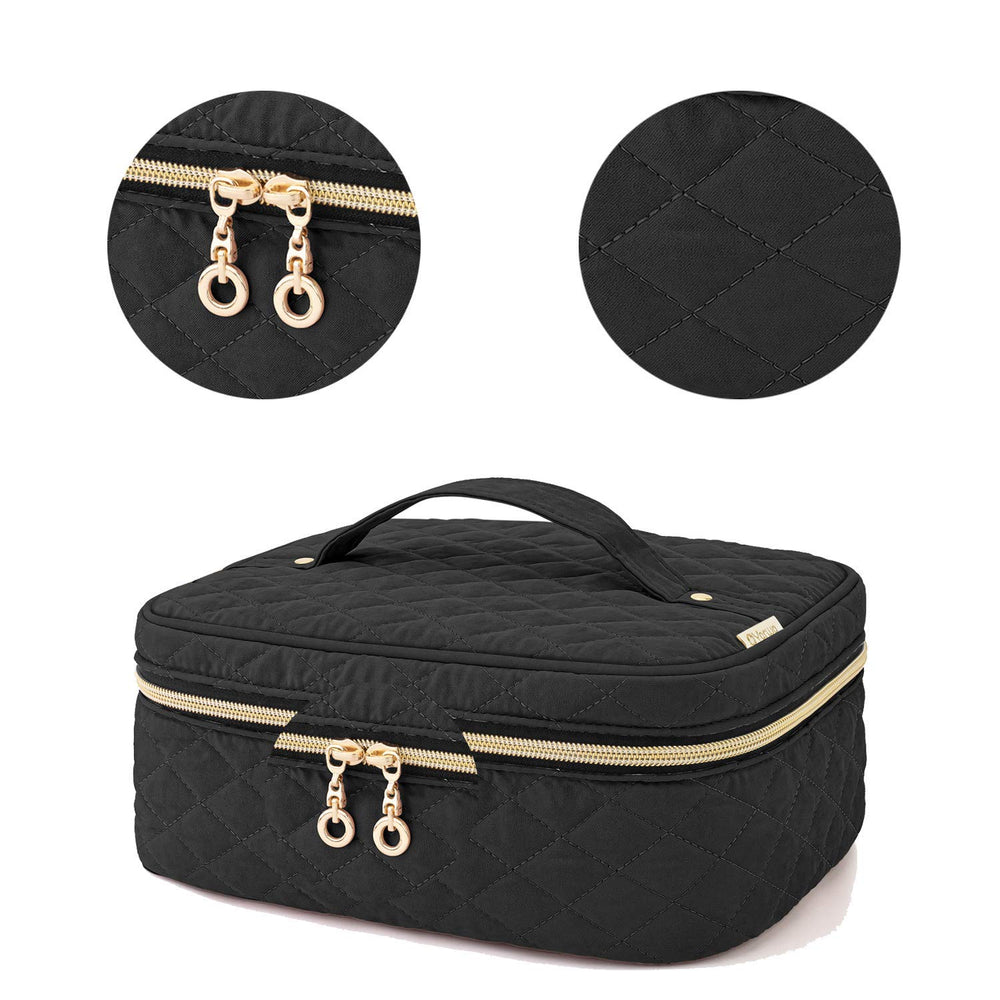 Yarwo bag highlighting a gold zipper for smooth access during manicures