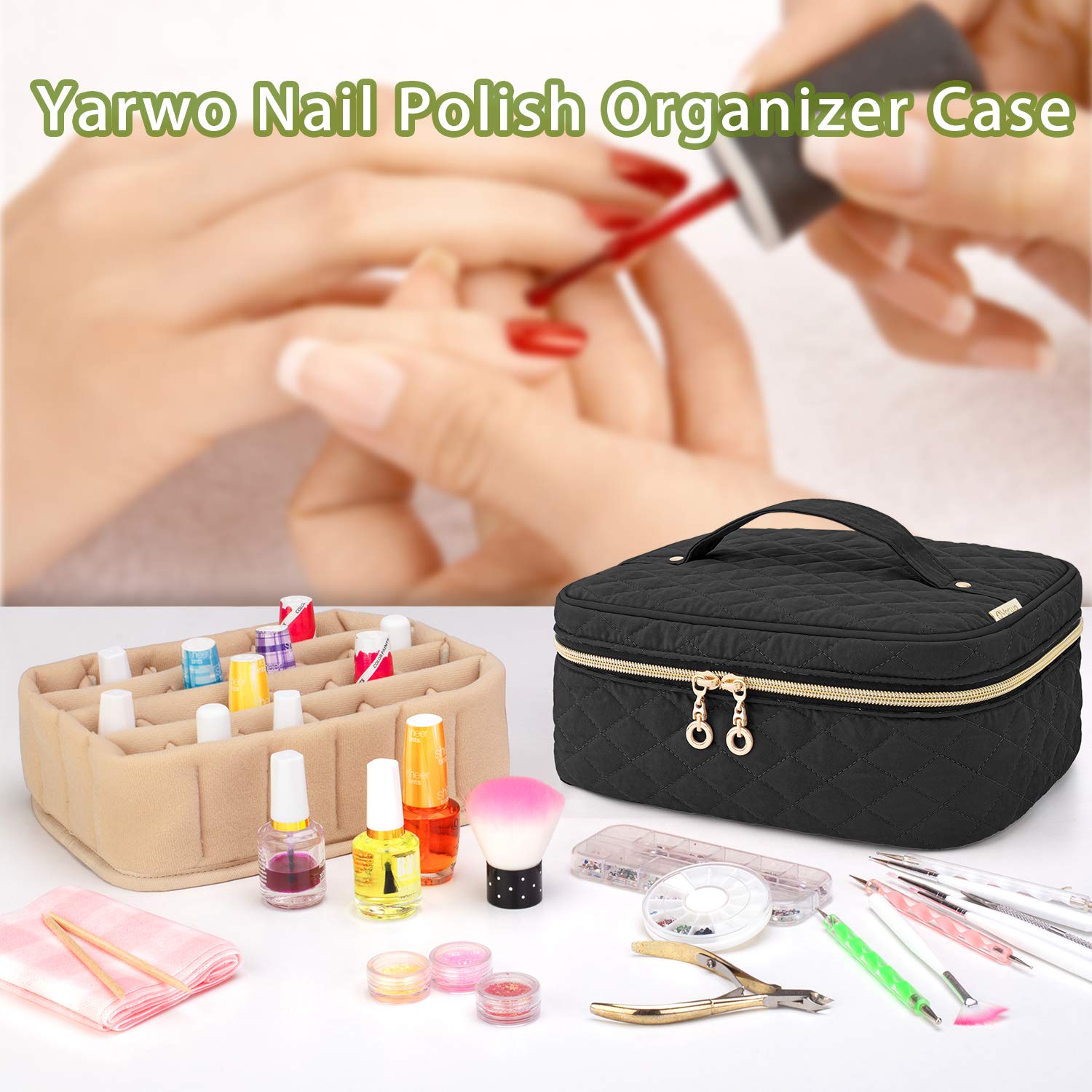 Yarwo nail polish bag ideal for gifting to nail enthusiasts