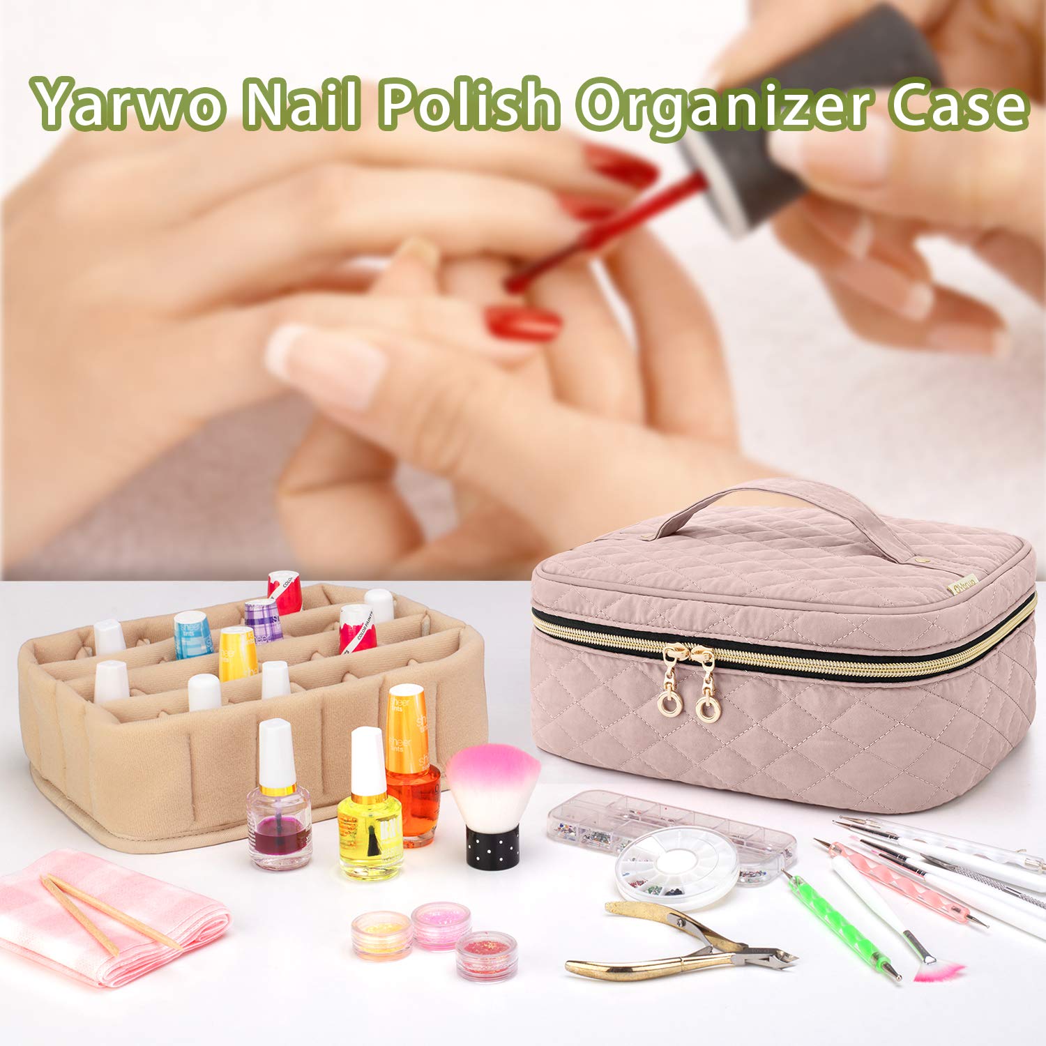 Yarwo top handle provides sturdy carrying during trips
