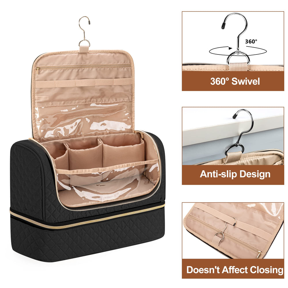 Yarwo zippered pocket and elastic straps simplify tool organization.