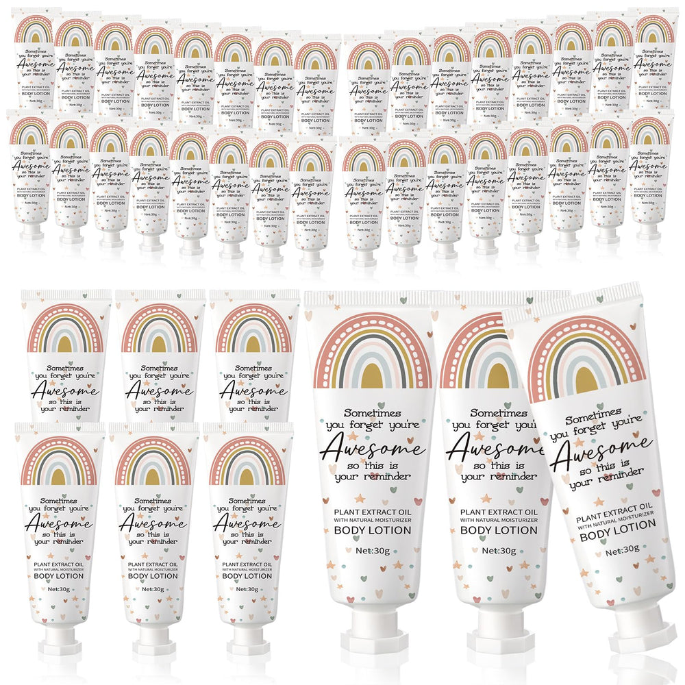 Yaryang boho rainbow thank-you lotion gift-pack for gifting colleagues.