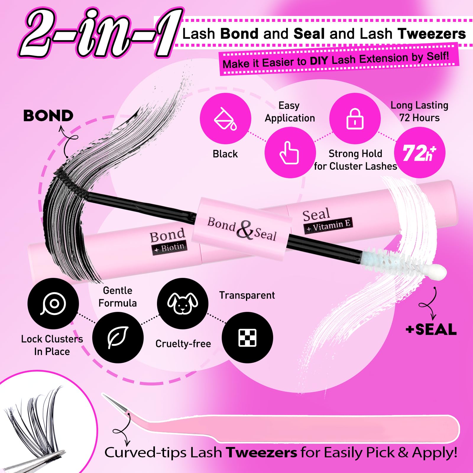 Yawamica 9-18mm lengths to customize volume and curl.