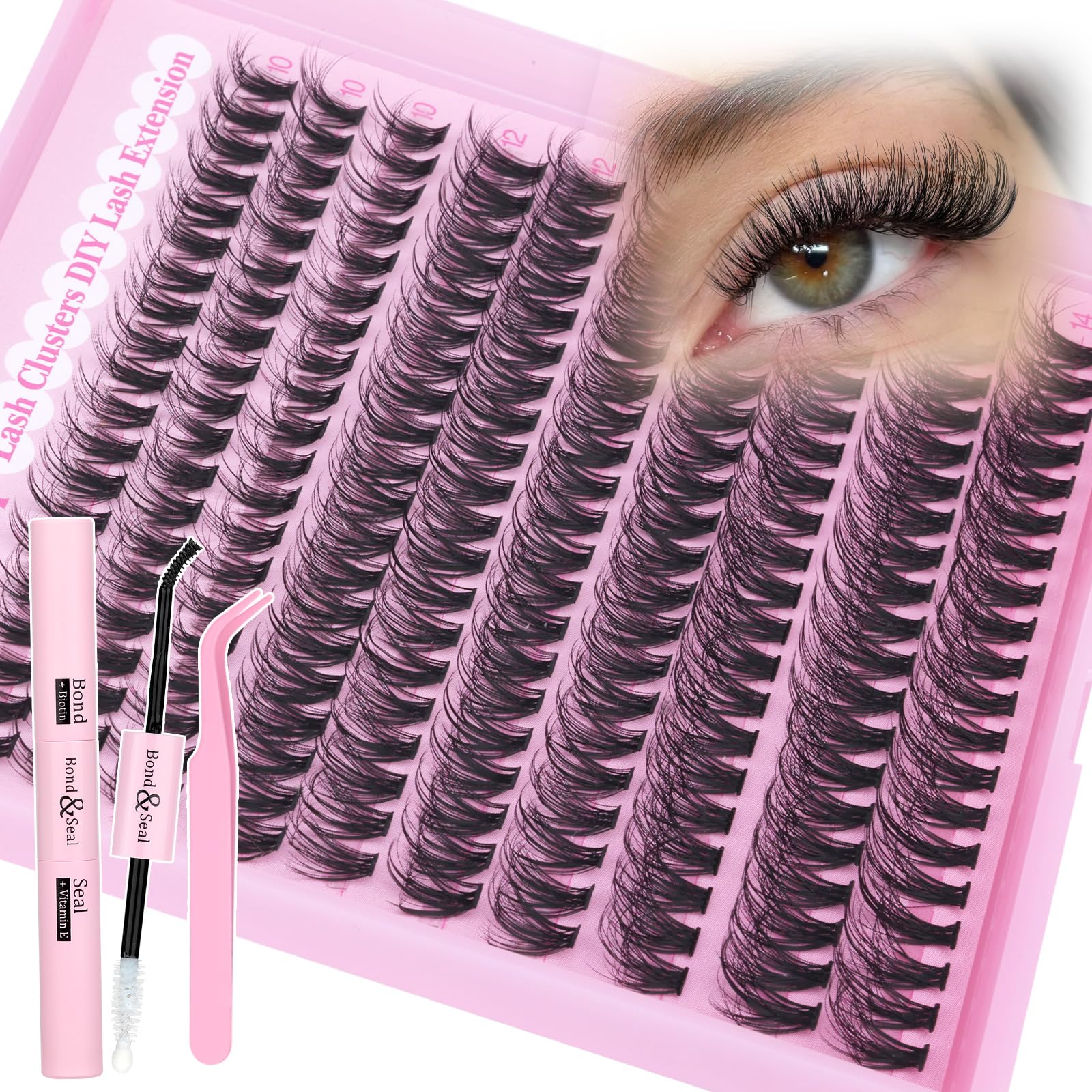 Yawamica all-in-one lash kit with CC curls for easy at-home salon results.