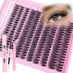 Yawamica all-in-one lash kit with CC curls for easy at-home salon results.
