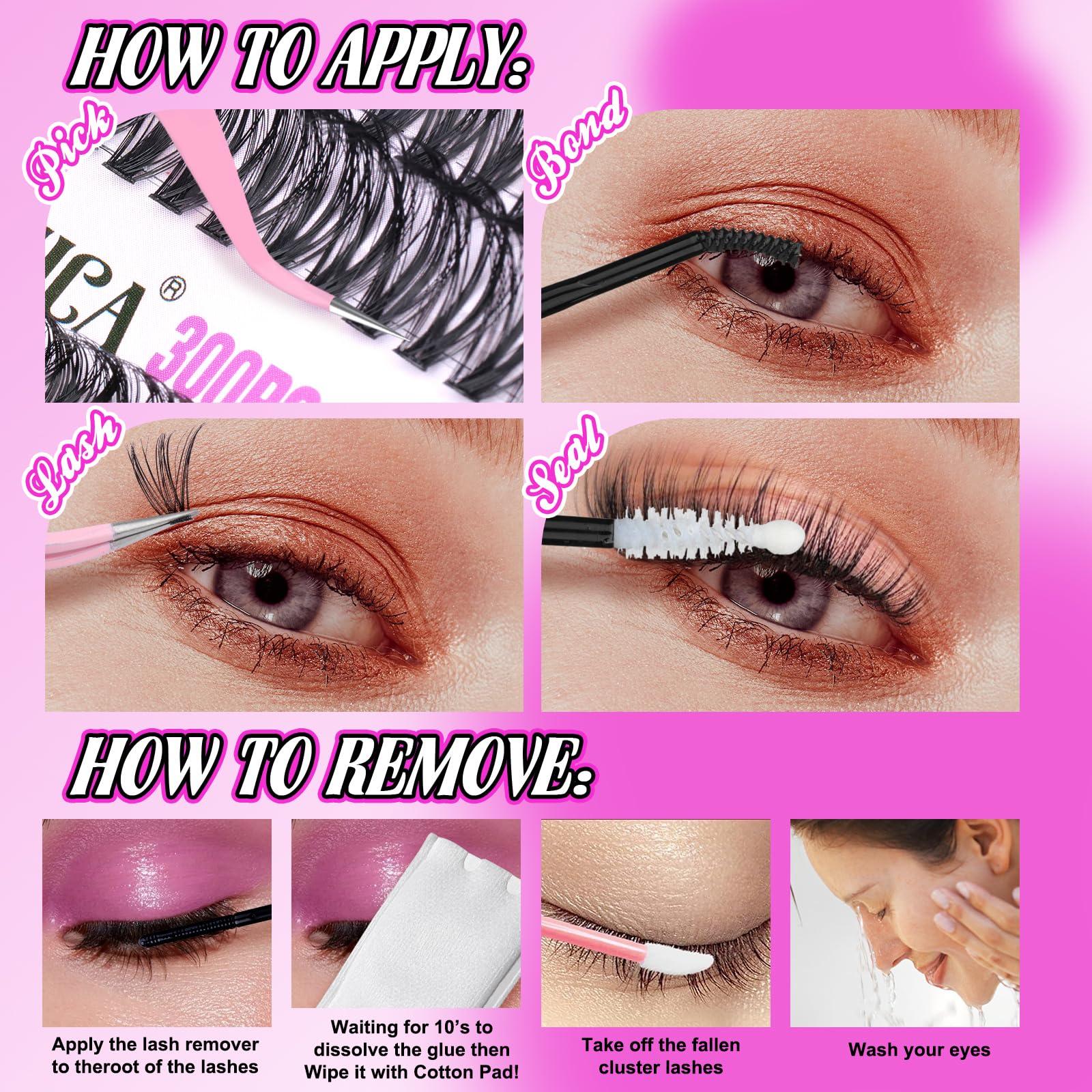 Yawamica at-home lash application setup for beginners and pros.