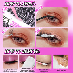 Yawamica at-home lash application setup for beginners and pros.