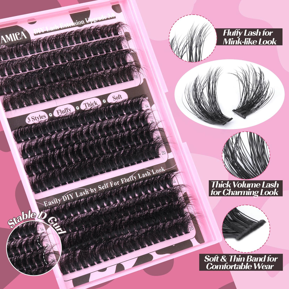 Yawamica lash applicator helps precise, clean application for beginners