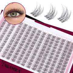 Yawamica natural-look-lashes create a salon-style effect at home.