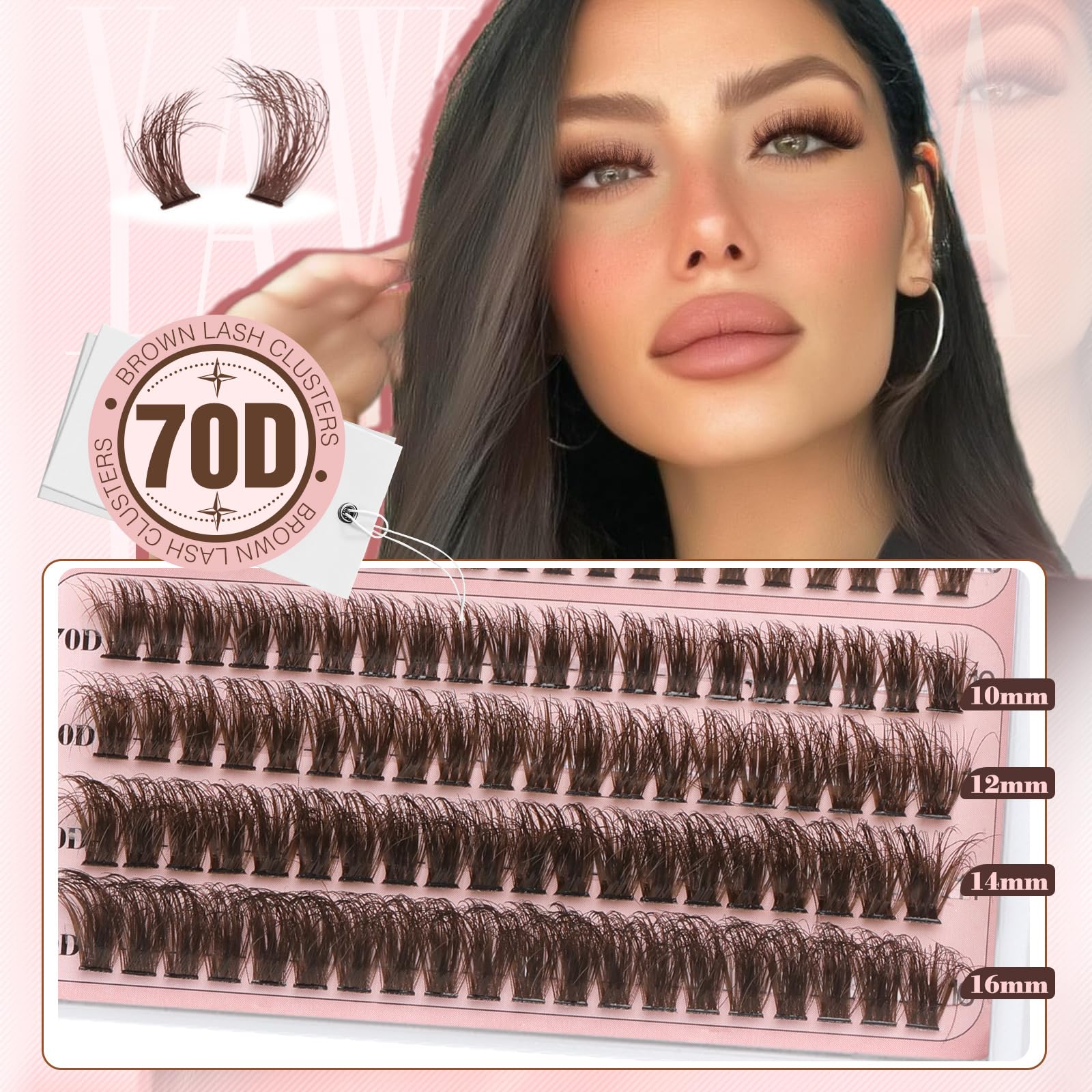 Yawamica precision lash tweezers for accurate cluster placement