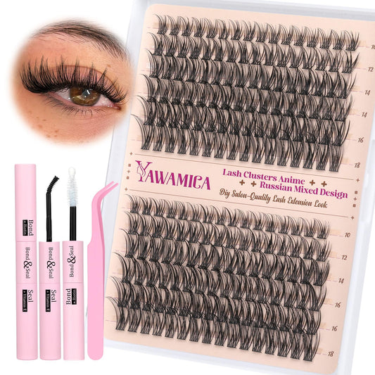 Yawamica wispy clusters 10-18mm for a salon-style at-home look