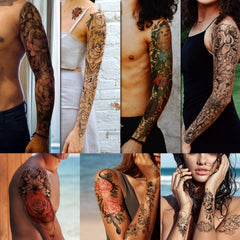 Yazhiji waterproof temporary tattoos stay vibrant on skin for days