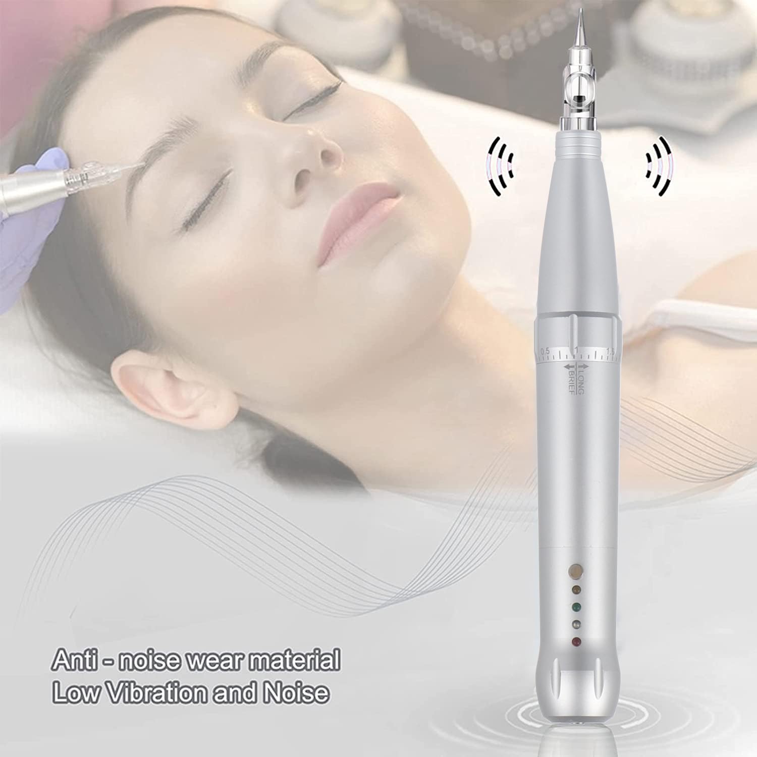 Ybeauty eyebrow ruler helps ensure symmetry and precise eyebrow placement.