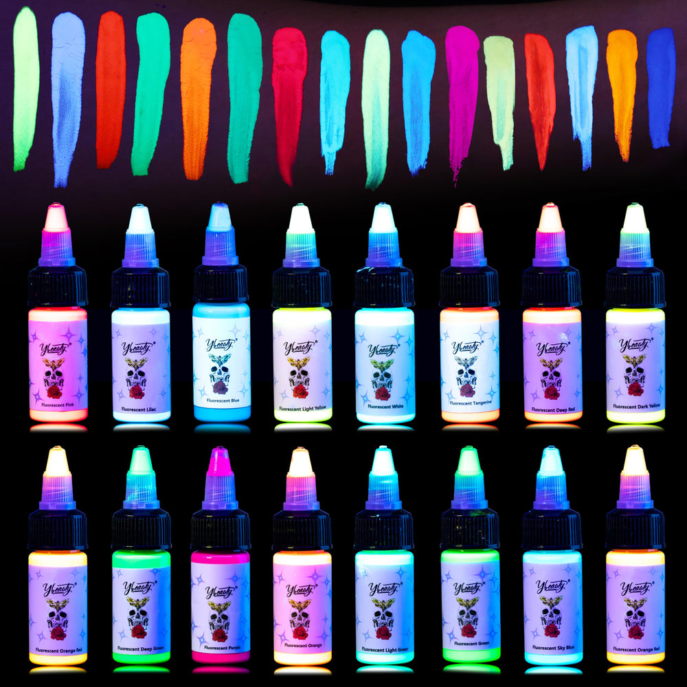 Ybeauty ink mixing color palette for creating unique hues.