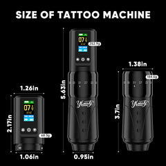 Ybeauty Packaging contents of the full tattoo kit for quick setup